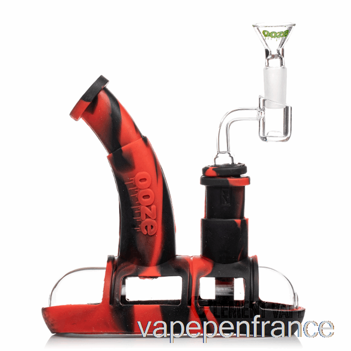 Suinter Bateau à Vapeur Conduite D'eau En Silicone Lave (noir / Rouge) Stylo Vape